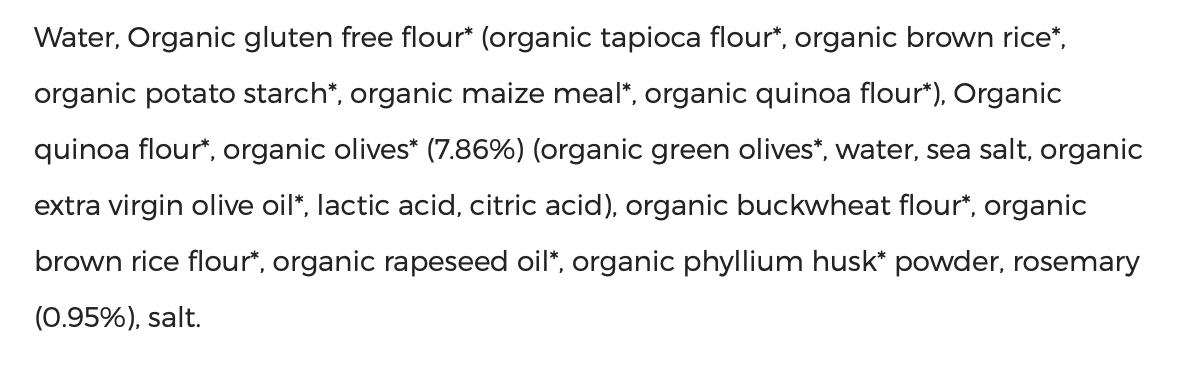 Organic Olive & Herb Sourdough