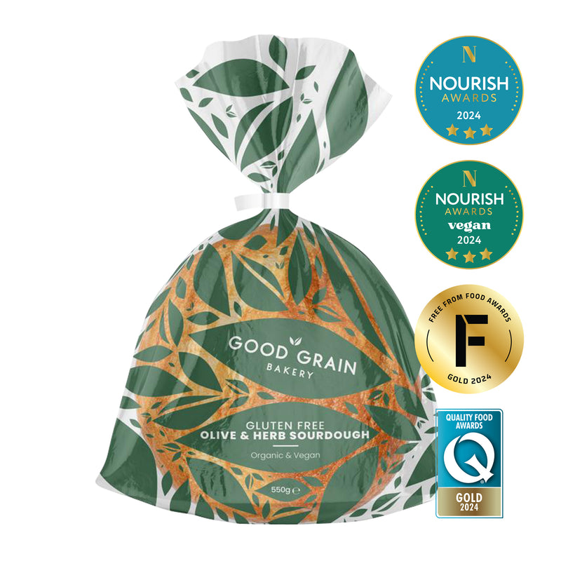 Good Grain Bakery Organic Gluten Free Olive & Herb Sourdough