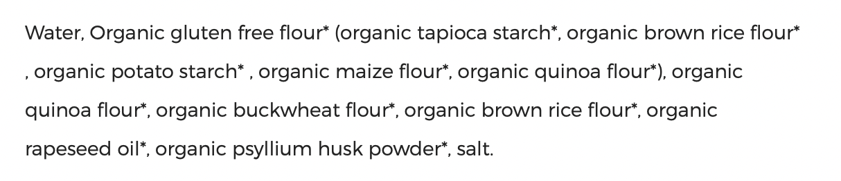 Organic Gluten Free Sourdough