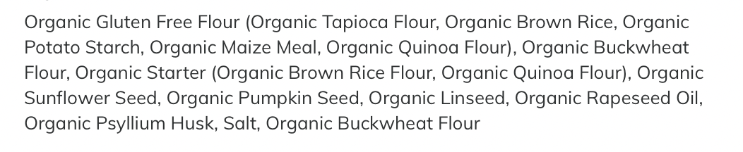 Organic Seeded Sourdough